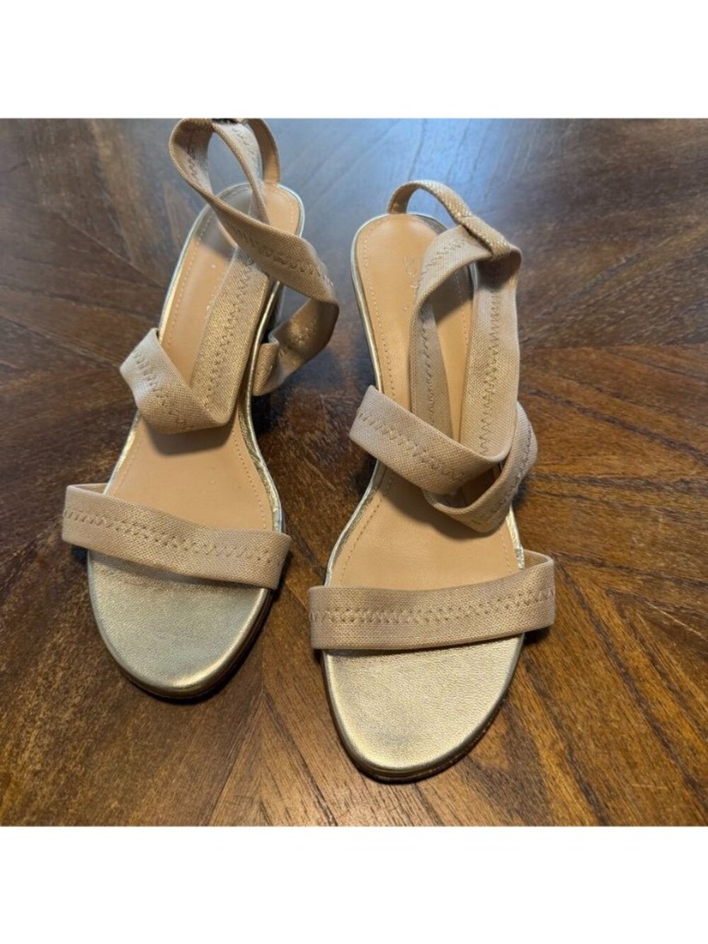 DONALD J PLINER Gladiator Ankle Strap Wrap around Strappy Heel Sandals Shoes 8.5